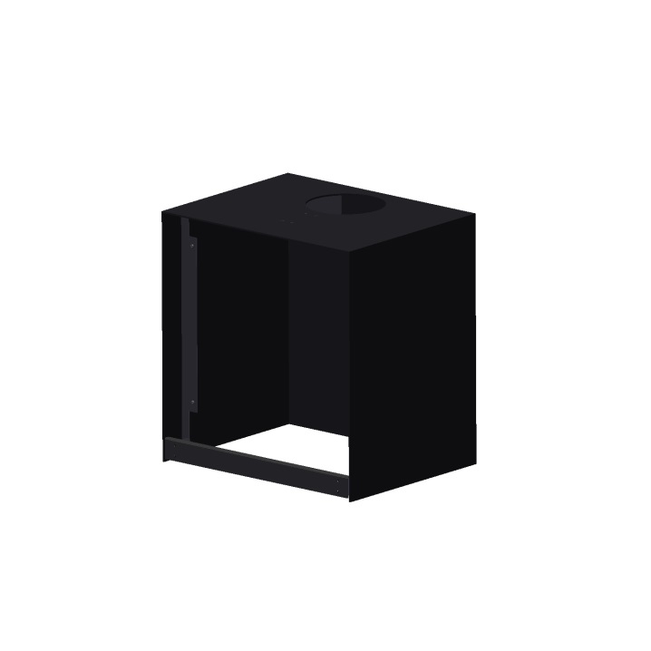 [11016084] 1678CUBE HABILLAGE COMPACT NOIR SF12