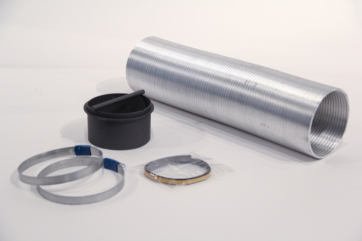 KIT RACC. AIR EXT A CLIPSER (100mm/4'')