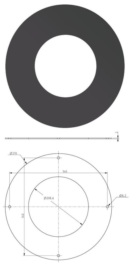 ROSACE D200 StuvGrey