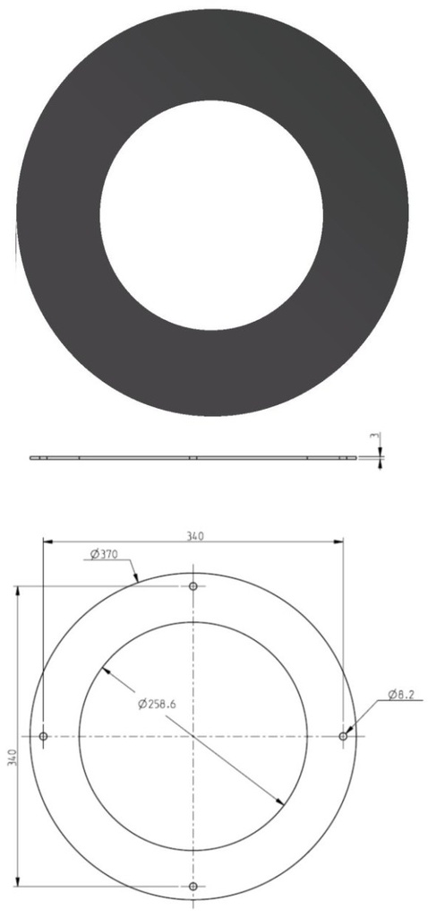 ROSACE D250 StuvGrey