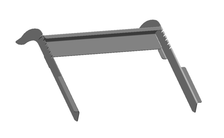 2165CSF SET SUPPORT CHICANES INFERIEURES