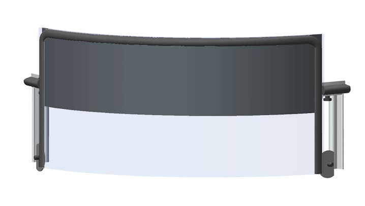 30C KIT VITRE BANDEAU BLACK