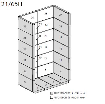 2165H REFRACTAIRE CLAIR (284X119)