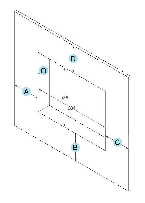 2175 CADRE APPLIQUE SF4 CUSTOM ROUILLE