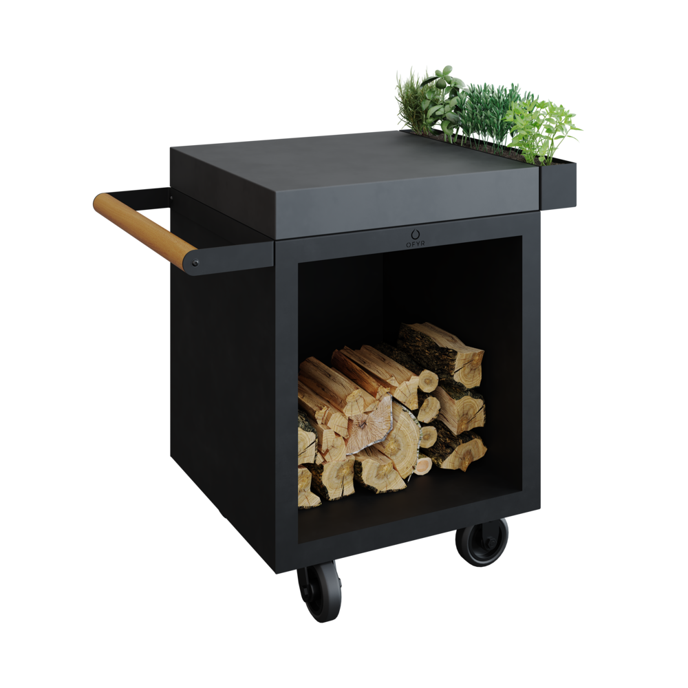 OFYR Mise en Place Table Corten 65 PRO Céramique Gris Anthracite