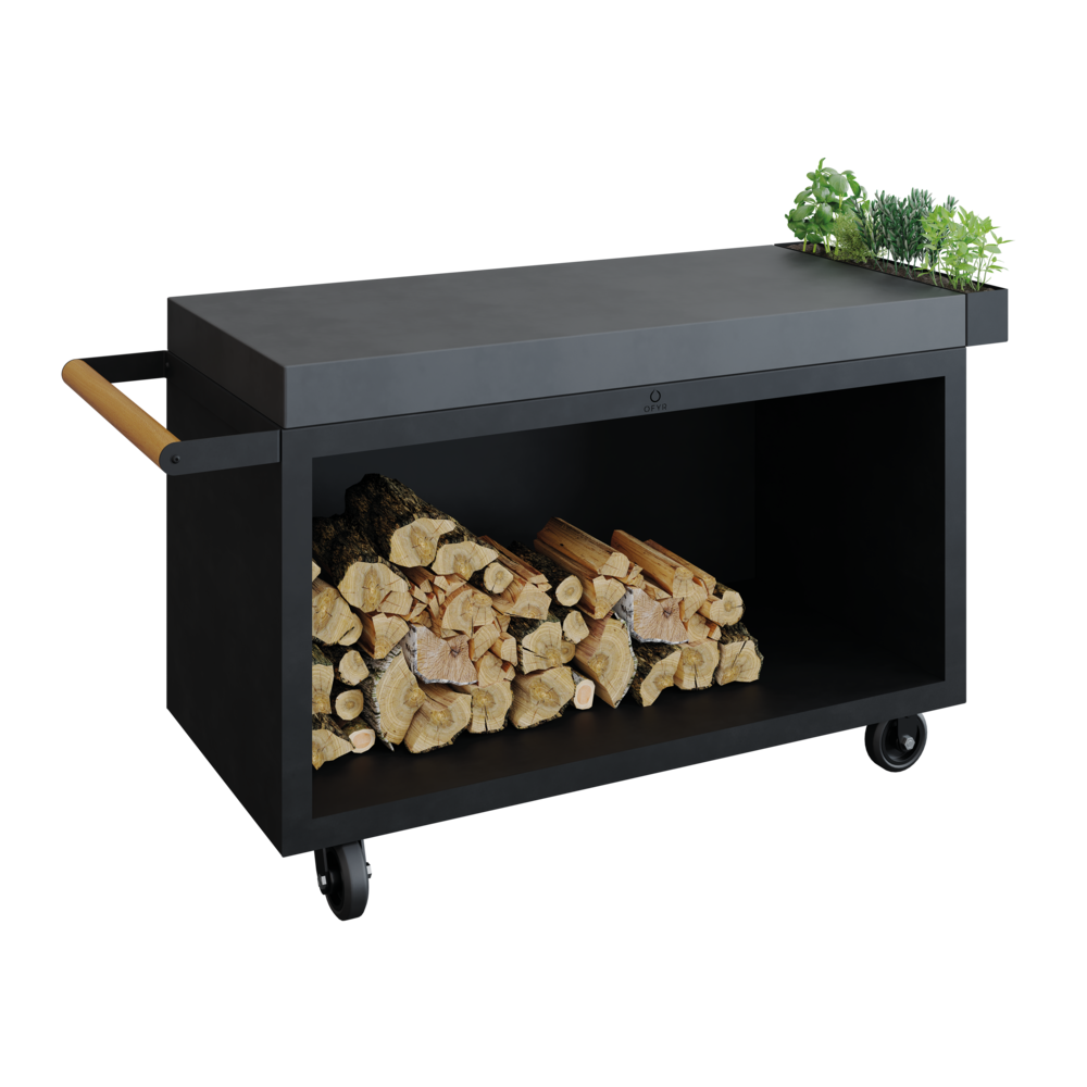 [MP-B-135-PRO-CD] OFYR Mise en Place Table Black 135 PRO Céramique Gris Anthracite