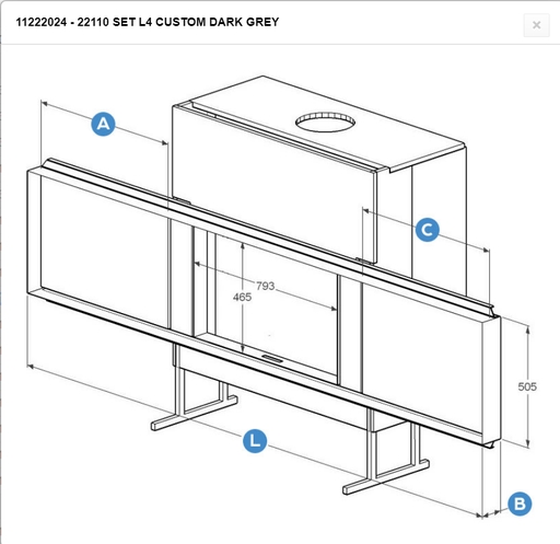 [11222024] 22110 SET L4 CUSTOM DARK GREY