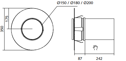 [12006033] SET RACCORD MURAL V3 D200