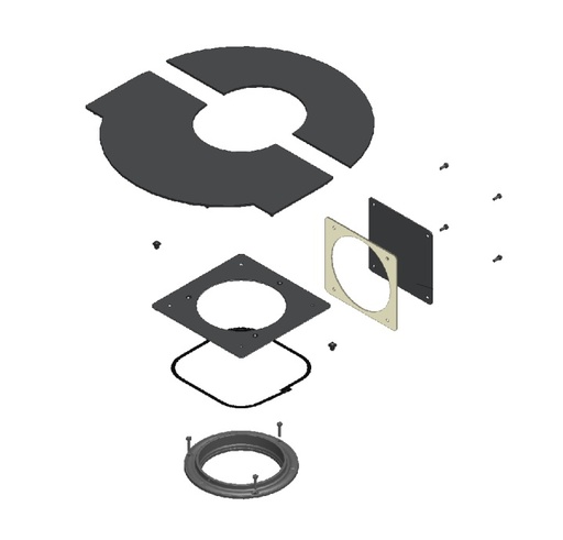 [12018011] S30 KIT SORT HAUTE FIXE+TABL (180mm/7'')