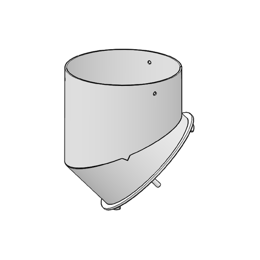 [12020001] S6IN SORTIE FUMEE AXE VERT (Ø150mm/6'')