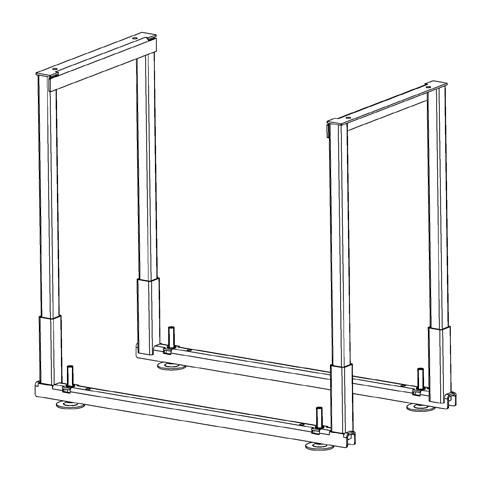 [13002001] S16-58 SUPPORT HAUTEUR AJUSTABLE