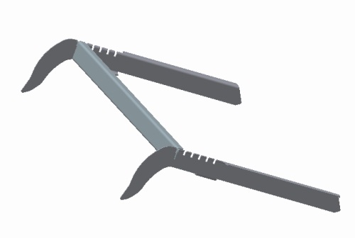 [14001082] 2185SF SET SUPPORT CHICANES INFERIEURES