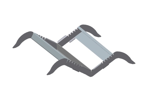 [14001085] 2185DF SET SUPPORT CHICANES INFERIEURES