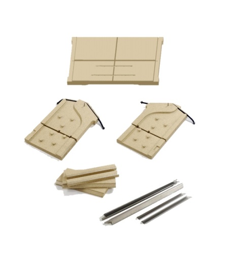 [14003044] 1658 SET GARNITURE VERMICULITE