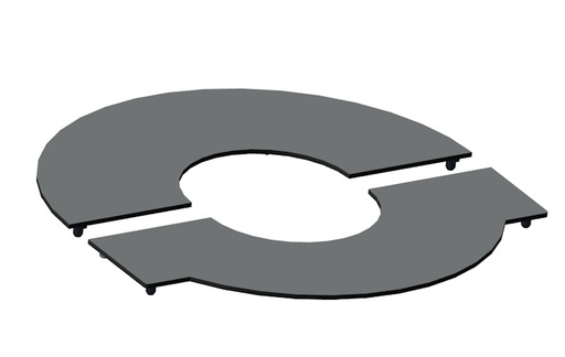 [14997141] 30CB SET TABLETTE SUPERIEURE STUVGREY