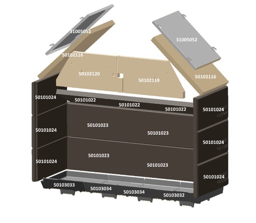 [50102120] 22110 VERMICULITE AVANT GAUCHE