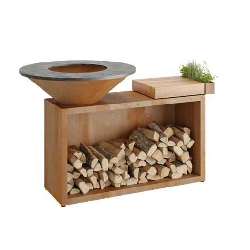 [OI-85-TW] OFYR Island Corten 85 Bois de teck